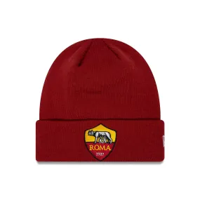 AS Roma Core Dark Red Cuff Knit Beanie Hat