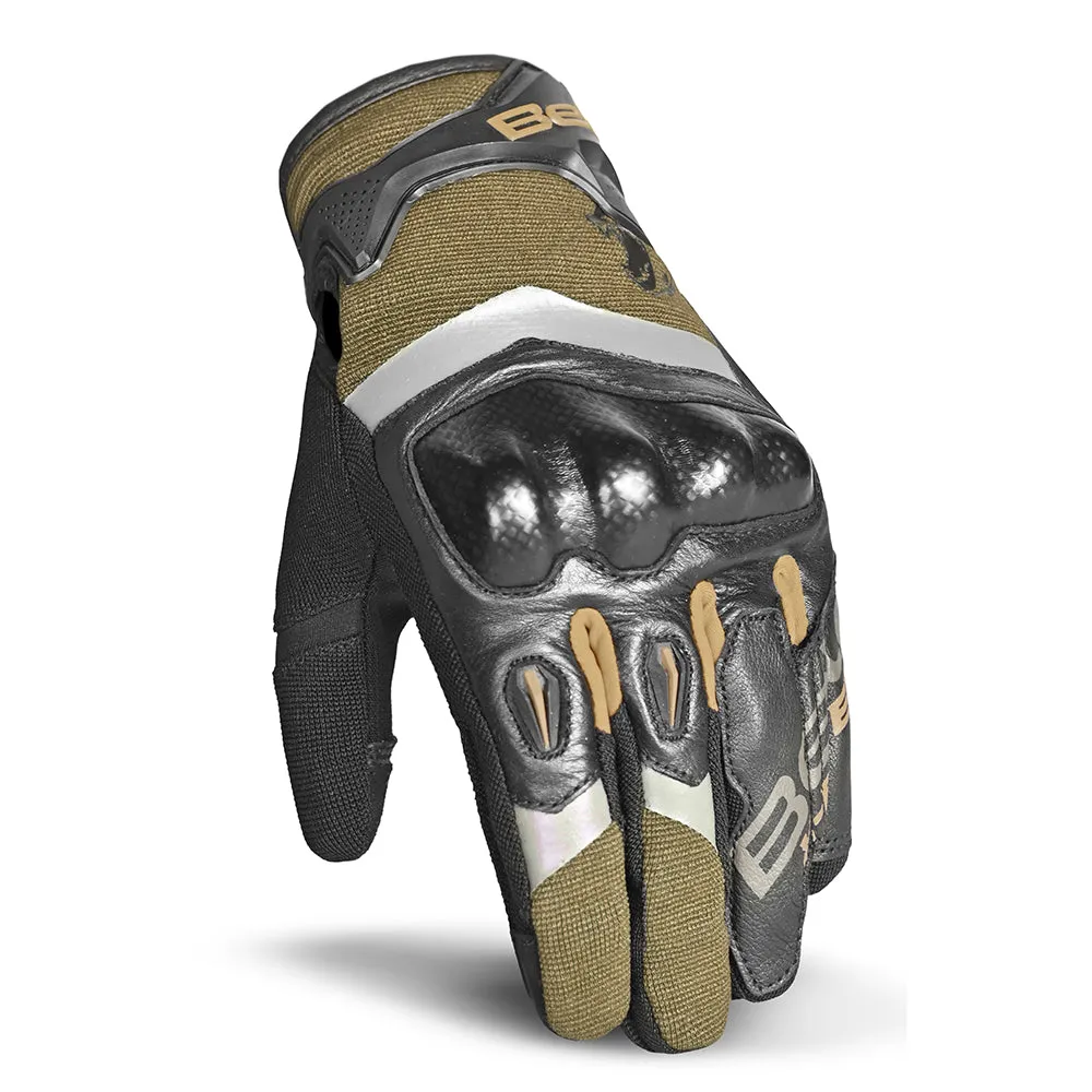 BELA - Daring  Racing Gloves - Black Green Grey