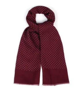 Elegant Burgundy Bigi Lightweight Wool Scarf for Ultimate Warmth and Style