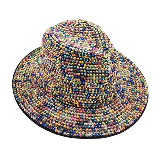 Bling Studded Panama Hat