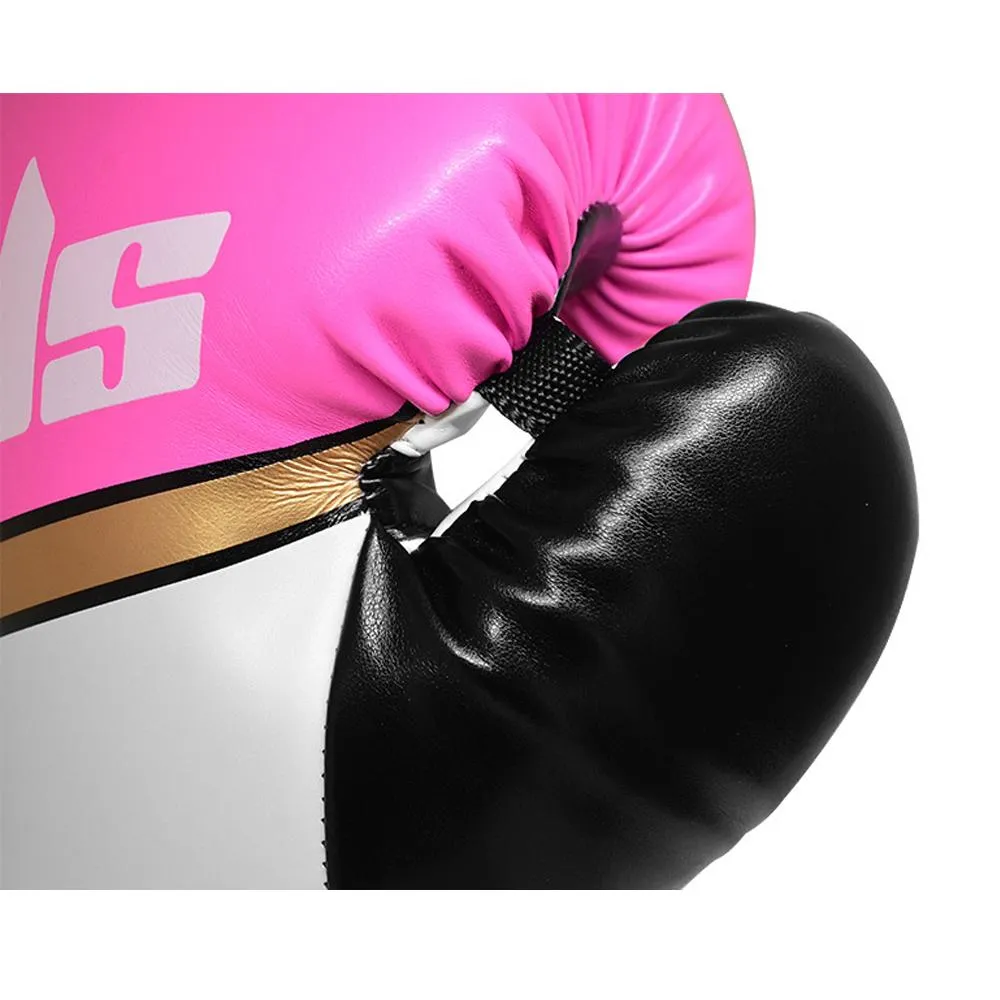 Bulls Professional Classic Boxing Gloves - Pink/White