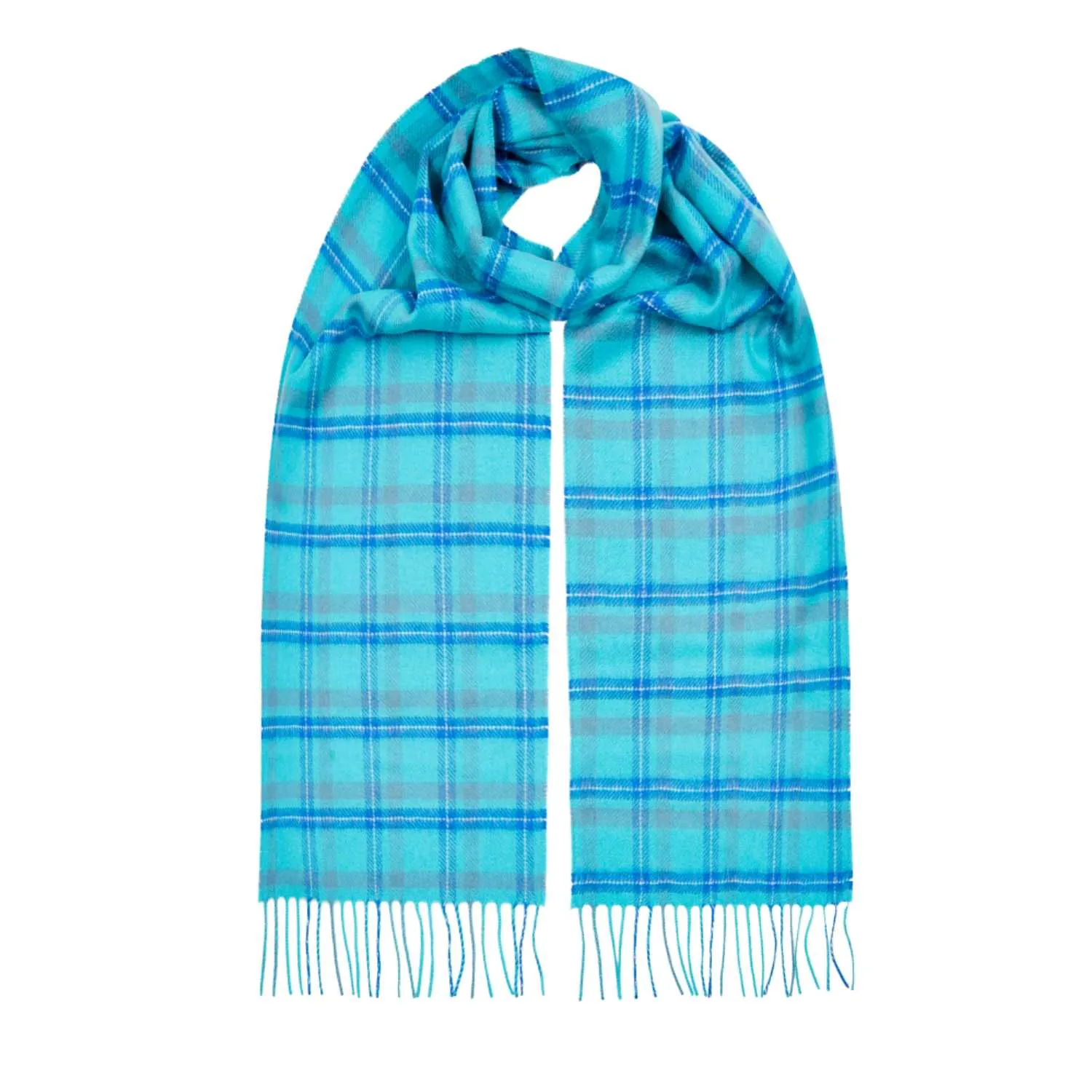 Checked Cashmere Scarf | Lomond