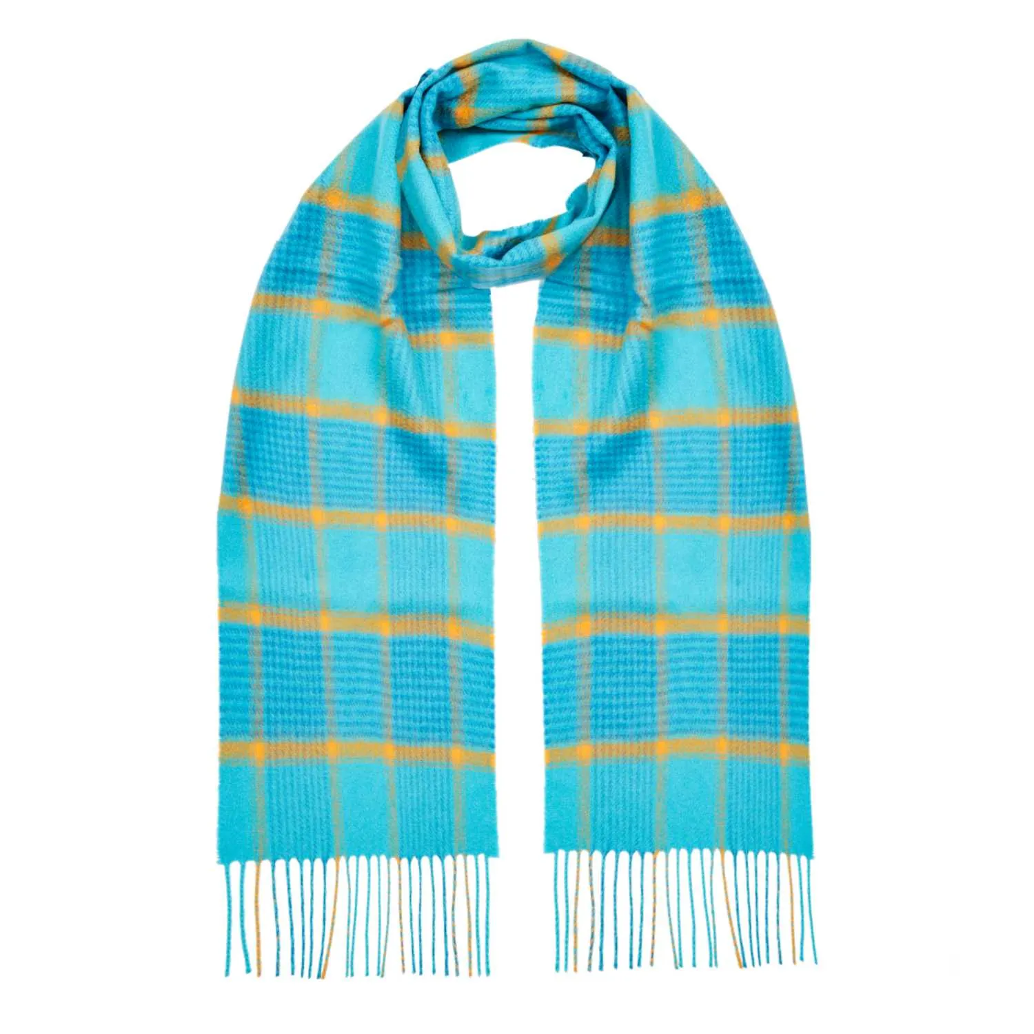 Checked Cashmere Scarf | Lomond