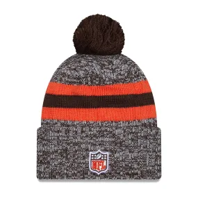 Cleveland Browns NFL Sideline 2023 Brown Bobble Knit Hat