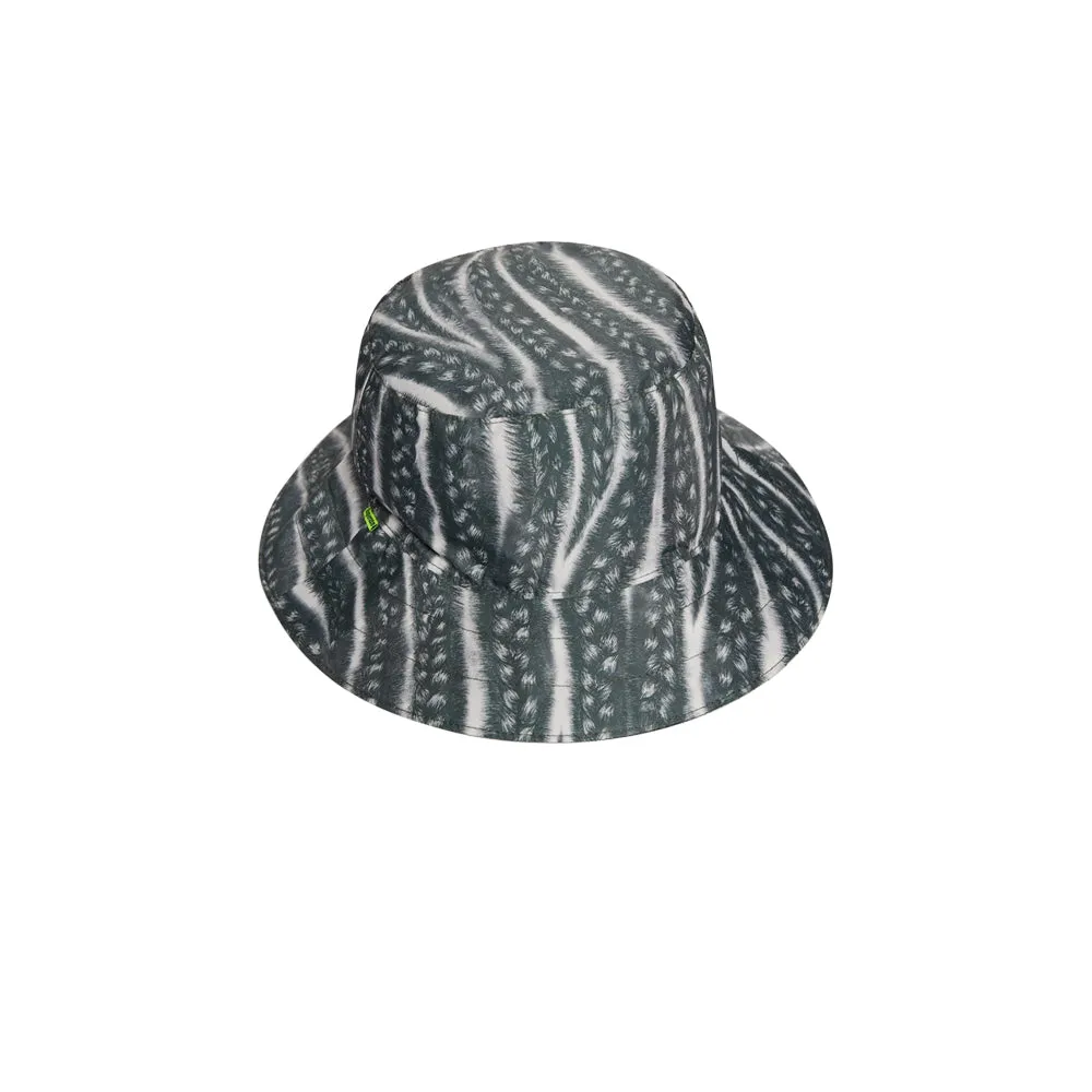 Cornrow Bucket Hat (White)