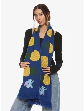 Disney Lilo & Stitch PINEAPPLE Knit Scarf