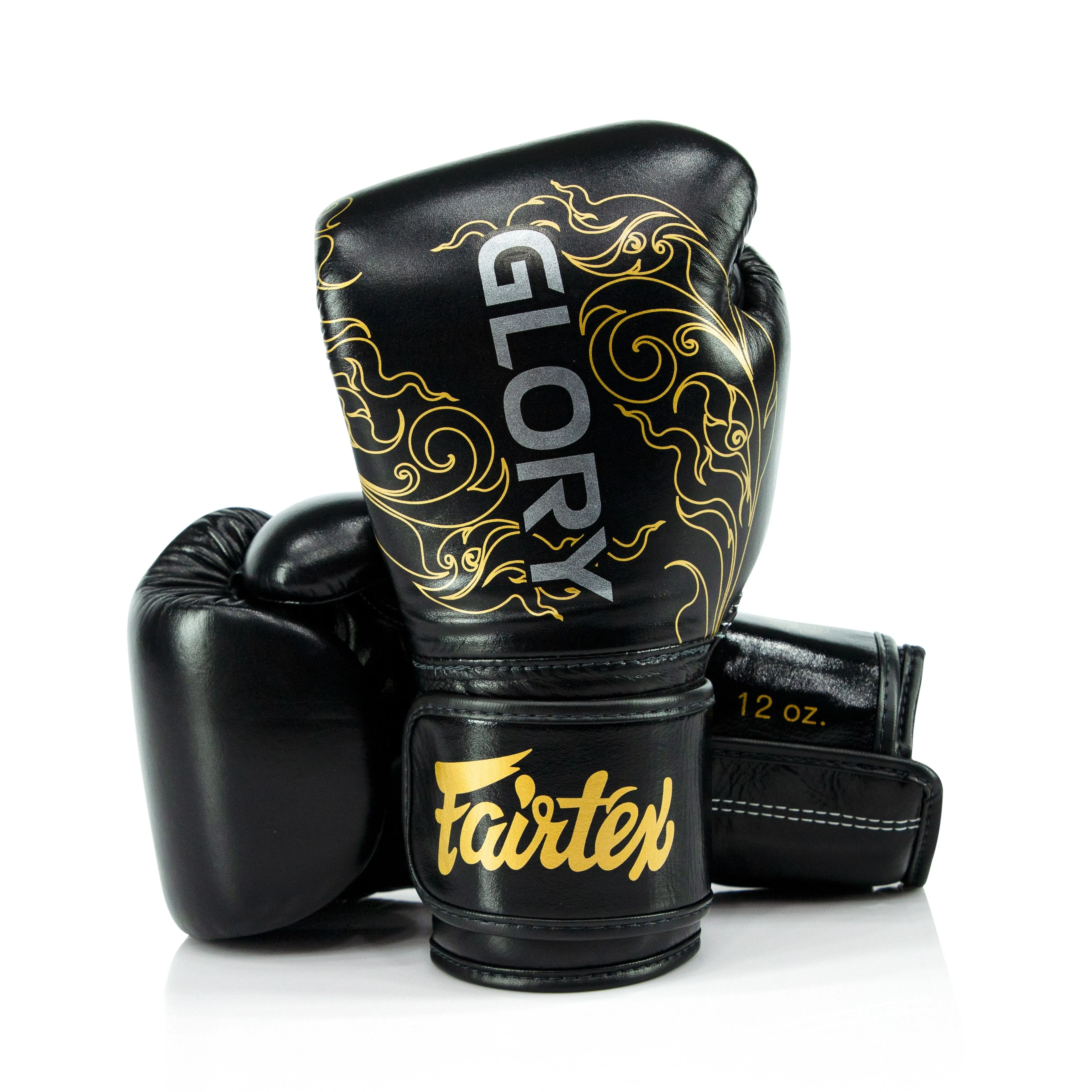 Fairtex Boxing Gloves GLORY BGVG3 Valco Black gold