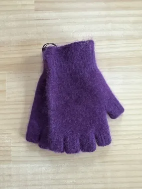 Fingerless Gloves - Short - Violet