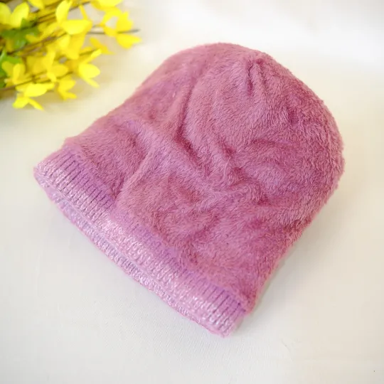 Fleece Lined Pom Pom Hat