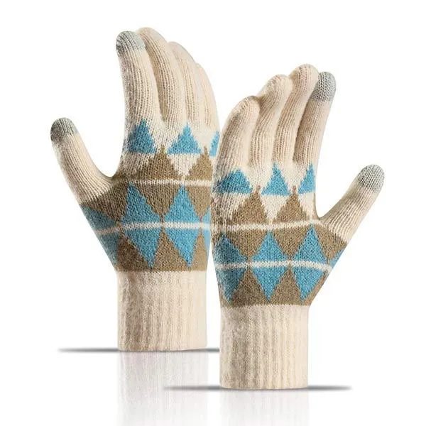 Fleece Thickened Touch Screen Warm Gloves 43850679C