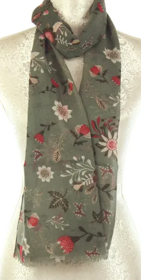 Floral or Italian curls Scarf