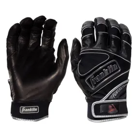 Franklin Powerstrap Chrome Adult Batting Gloves