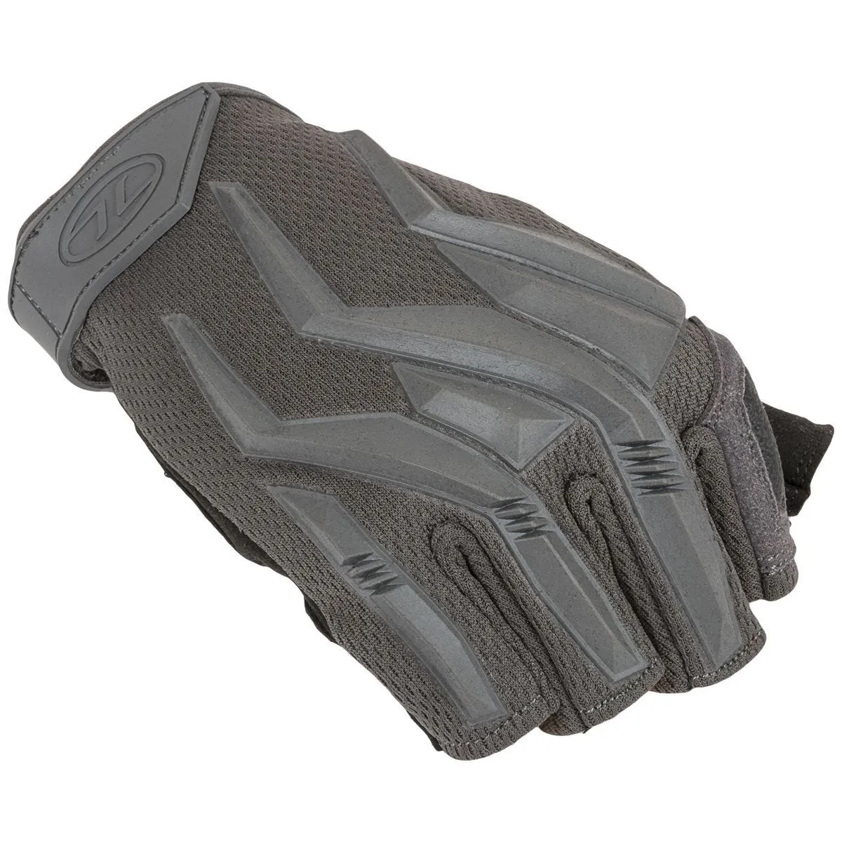 Highlander Forces Raptor Fingerless Gloves Grey