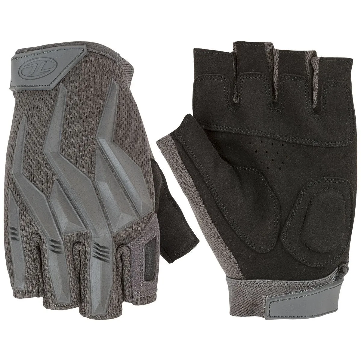 Highlander Forces Raptor Fingerless Gloves Grey