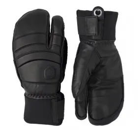 Leather Fall 3-Finger Gloves