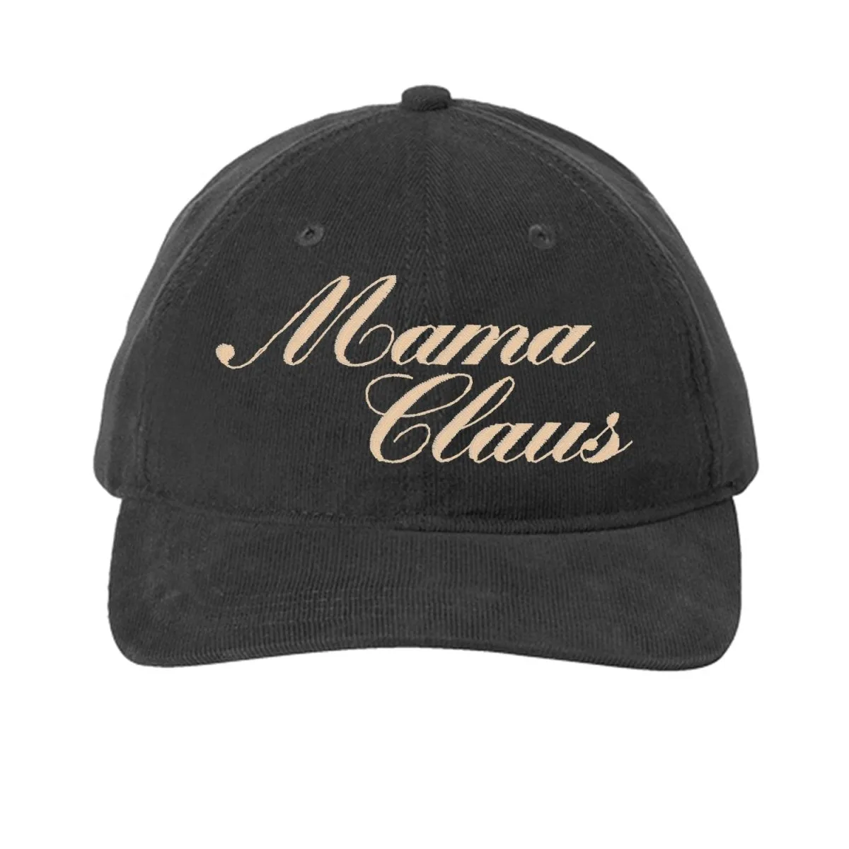 'Mama Claus' Corduroy Baseball Hat