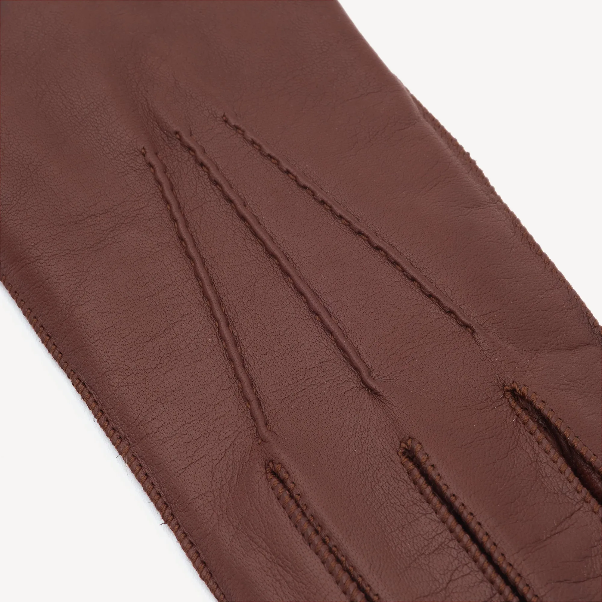 Men's Cashmere Lined Gloves - Brown