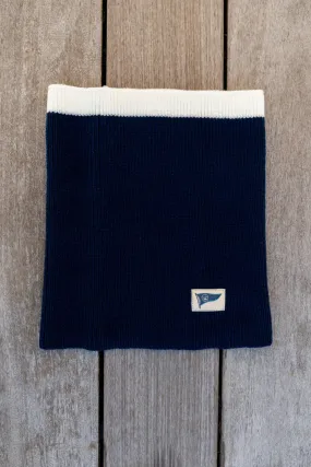 Navy Knit Neck Warmer (Unisex)