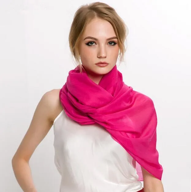 VIGROCK C15 Knit Wool Long Scarf For Women