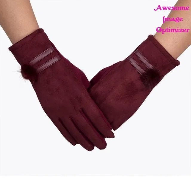 Warm Free Size Women Gloves for Winter